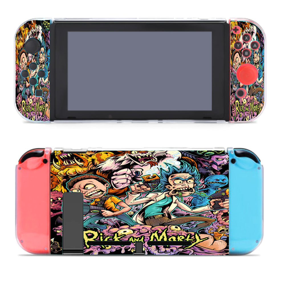 Rick And Morty Monster Hunter Nintendo Switch Cover Case