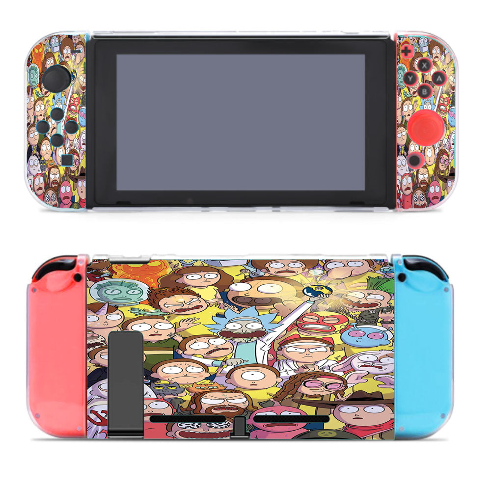 Rick And Morty Pokeball Nintendo Switch Cover Case