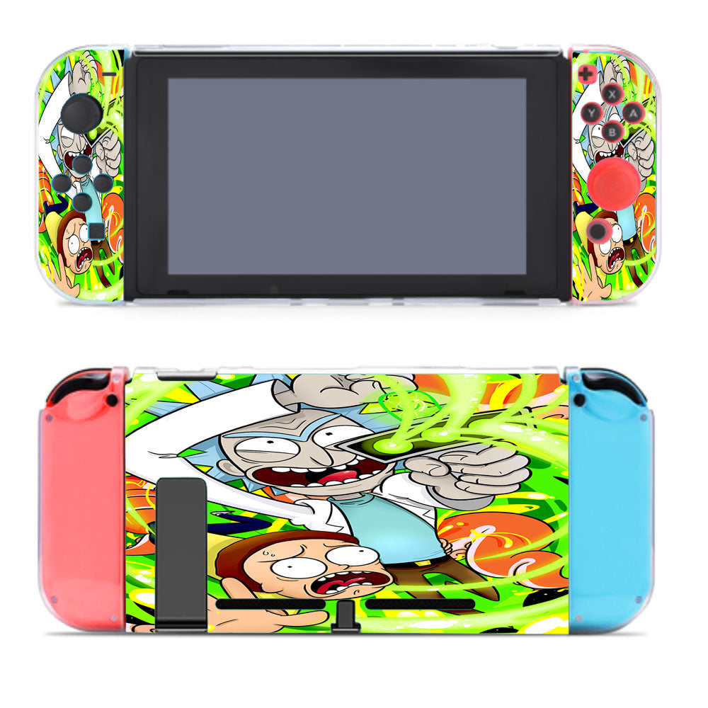 Rick And Morty Poster Green Nintendo Switch Cover Case