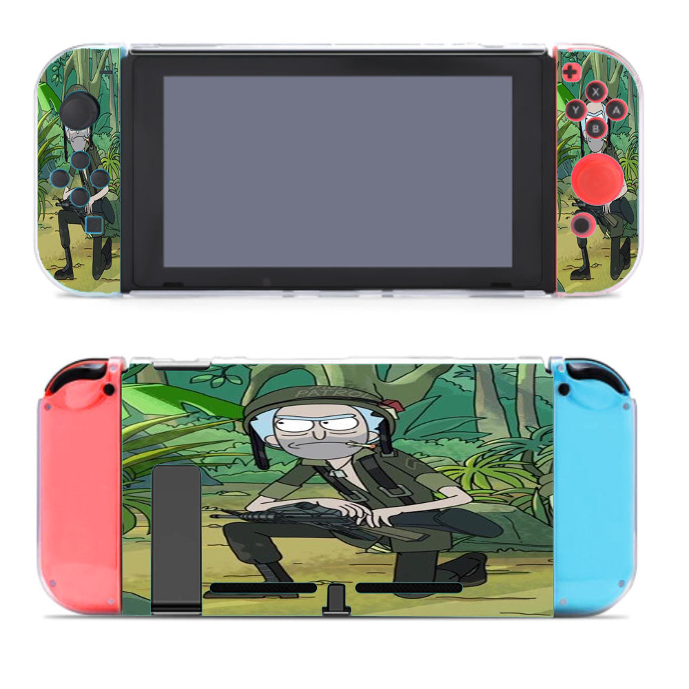 Rick And Morty Soldier Nintendo Switch Cover Case