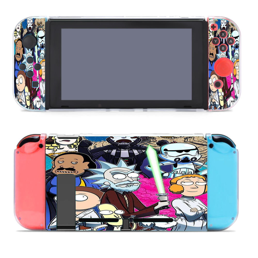 Rick And Morty X Star Wars Nintendo Switch Cover Case