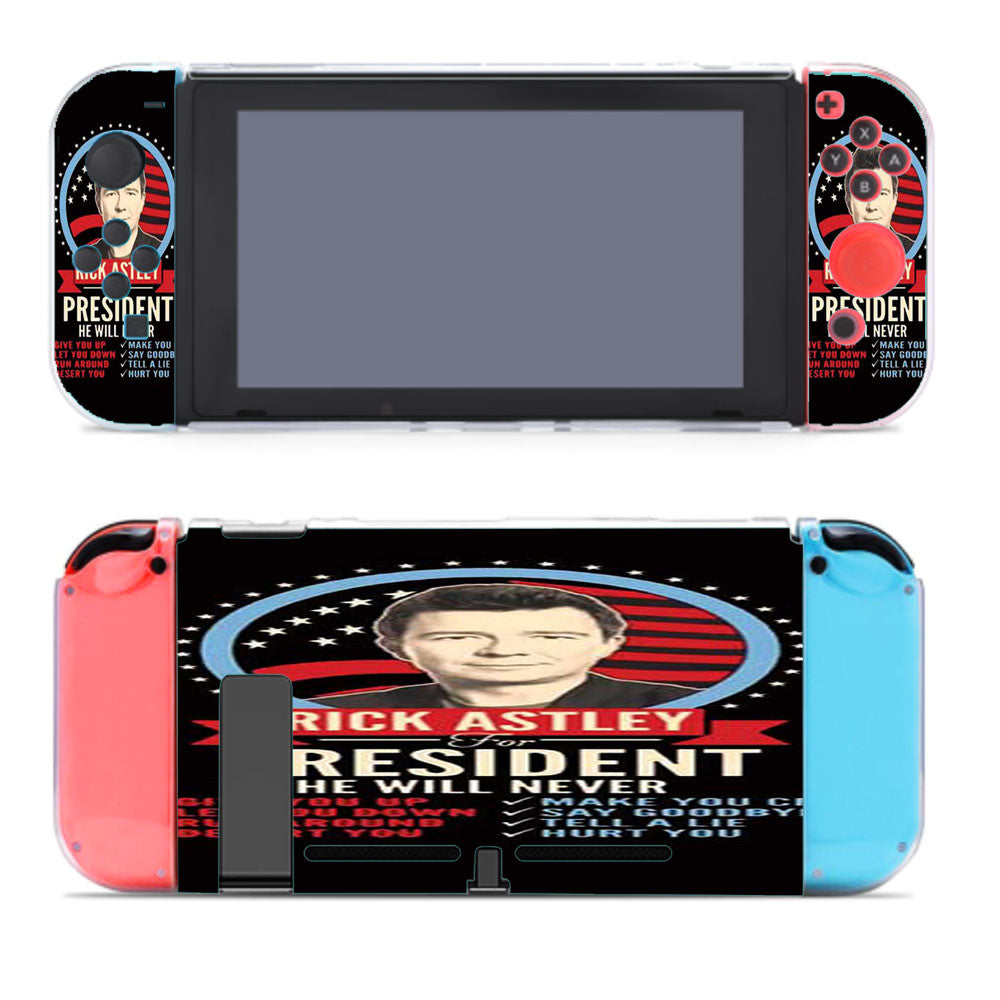 Rick Astley President Nintendo Switch Cover Case