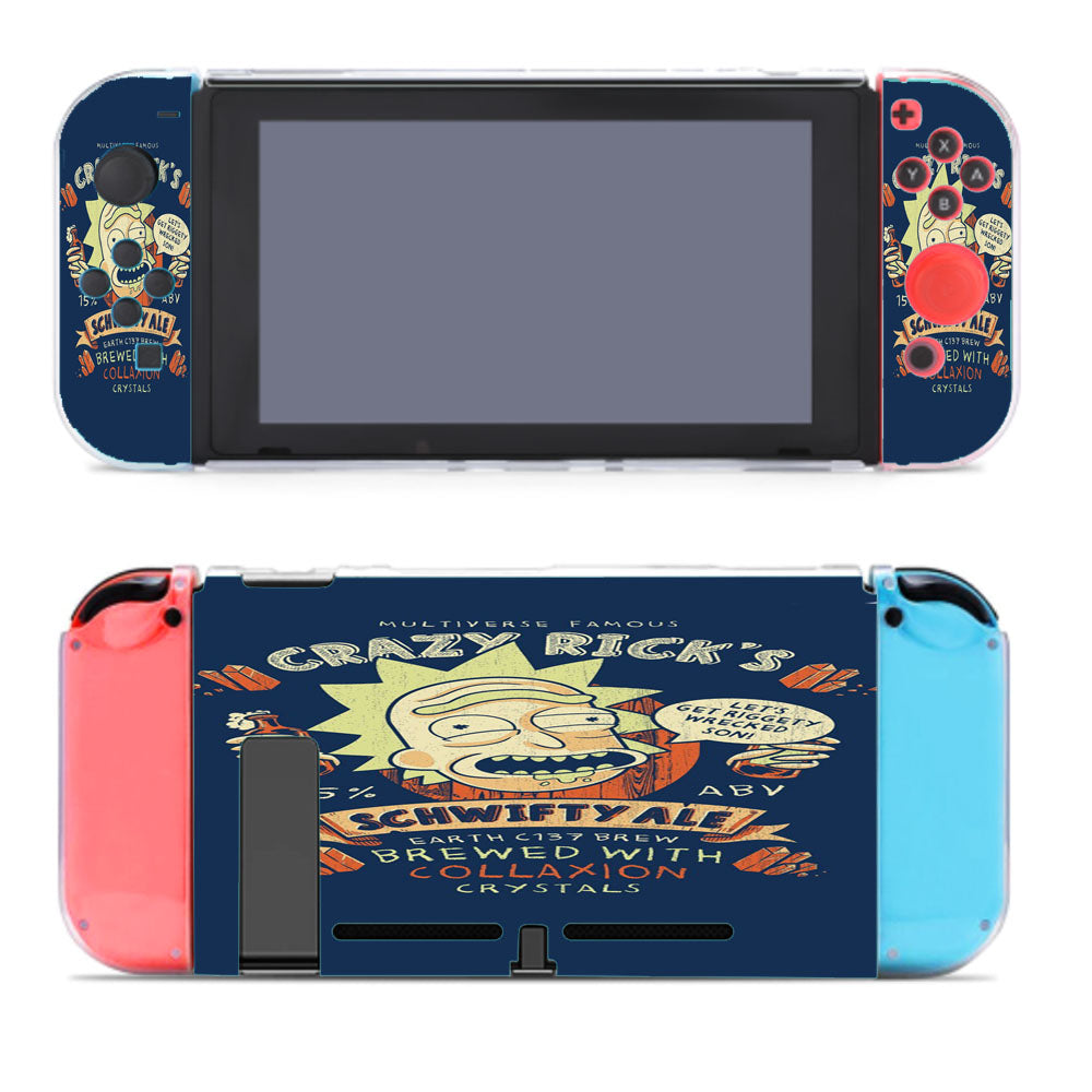 Ricky And Morty Poster Nintendo Switch Cover Case