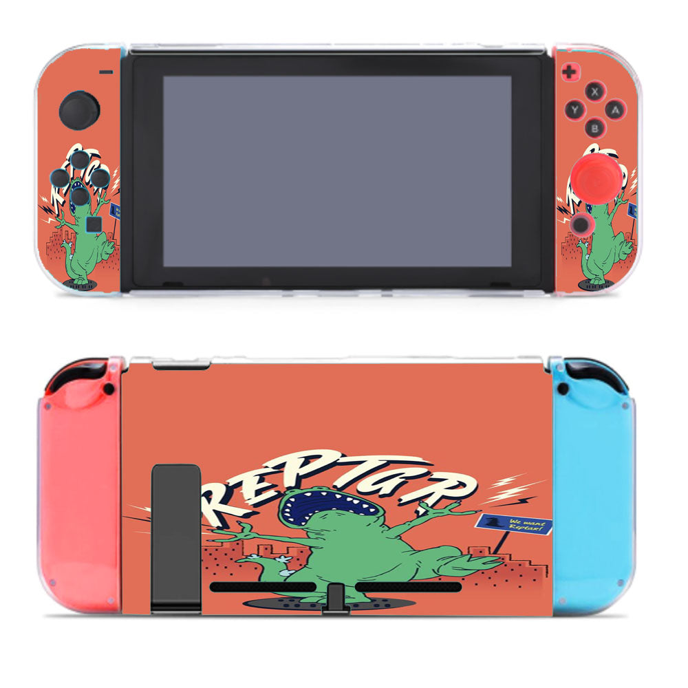 Rugrats Reptar Orange Nintendo Switch Cover Case