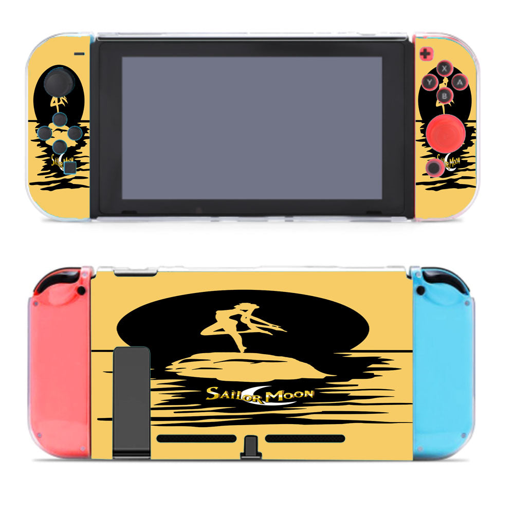 Sailor Moon Silhouette Nintendo Switch Cover Case