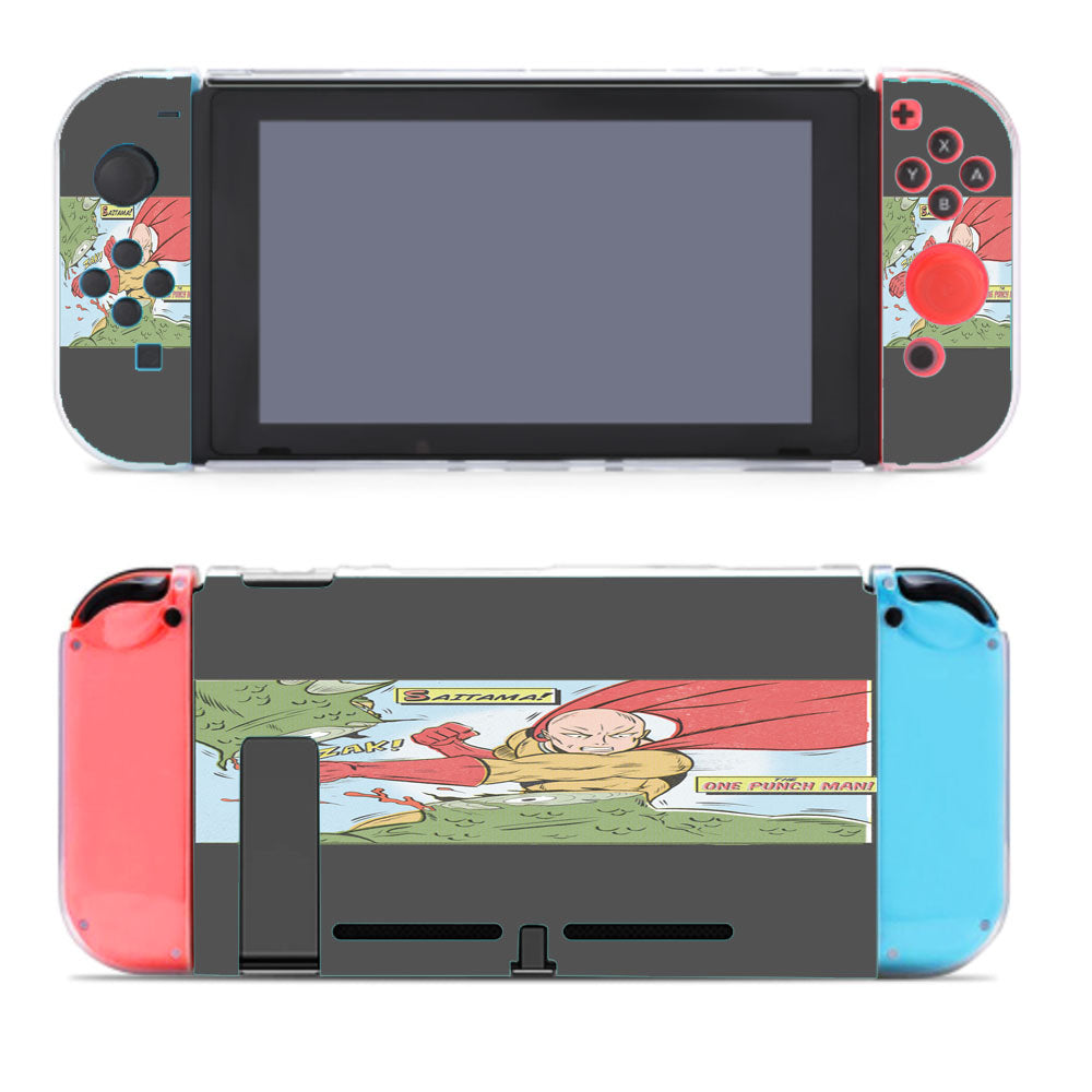 Saitama Comic Style Nintendo Switch Cover Case