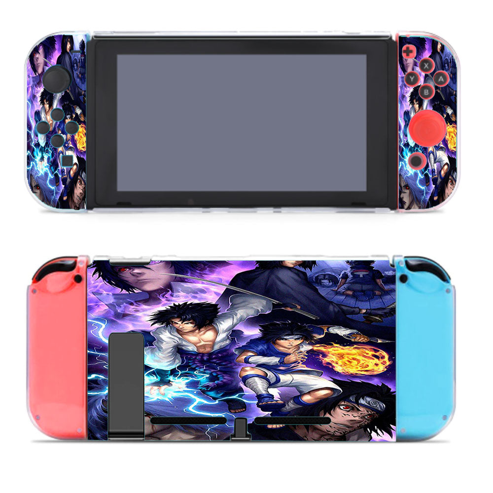 Sasuke Naruto Shippuden Pattern Nintendo Switch Cover Case