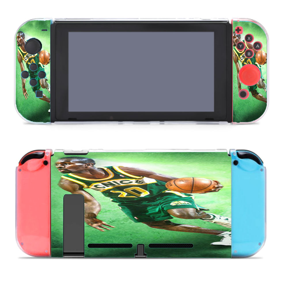 Seattle Sonics Basketball Player Nintendo Switch Cover Case