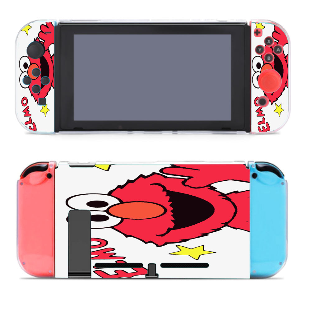 Sesame Street Elmo Cookie Funny Cartoon Nintendo Switch Cover Case