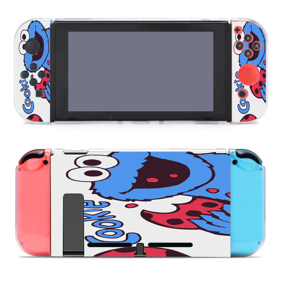 Sesame Street Grover Elmo Cookie Funny Cartoon Nintendo Switch Cover Case