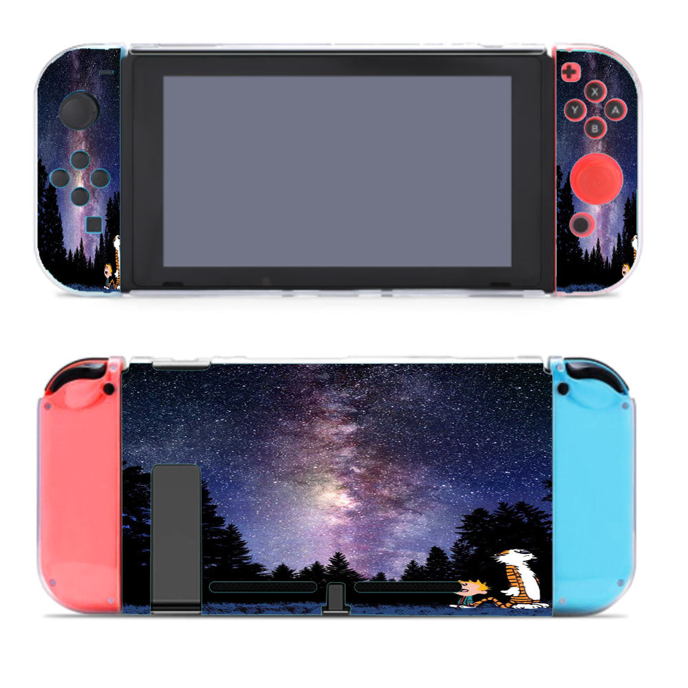 Sky Night Calvin And Hobbes Nintendo Switch Cover Case