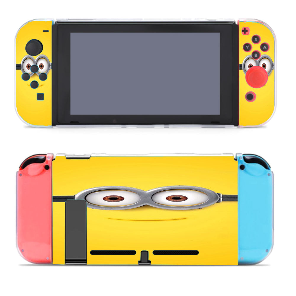 Smile Happy Face Minion Yellow Nintendo Switch Cover Case