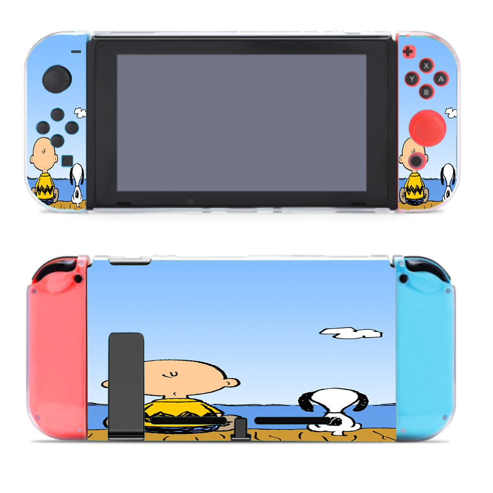 Snoopy And Charlie Brown Nintendo Switch Cover Case