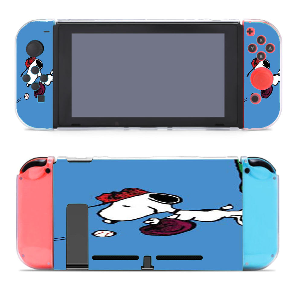 Snoopy Baseball Catch Nintendo Switch Cover Case