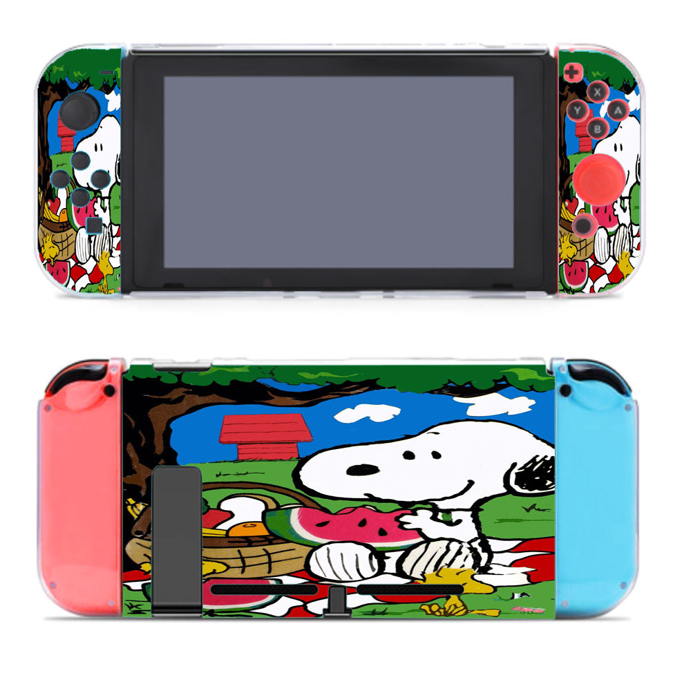 Snoopy Eat Fruits Nintendo Switch Cover Case