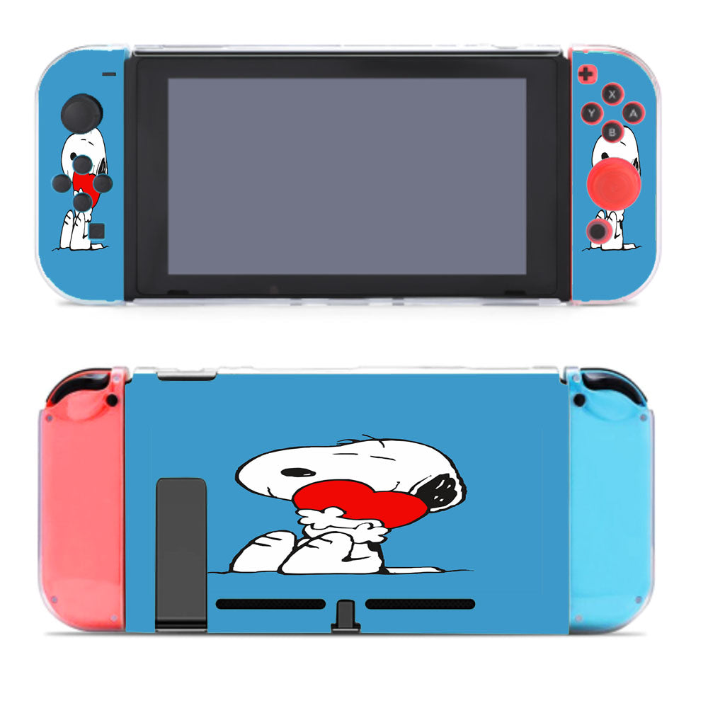 Snoopy Heart Nintendo Switch Cover Case