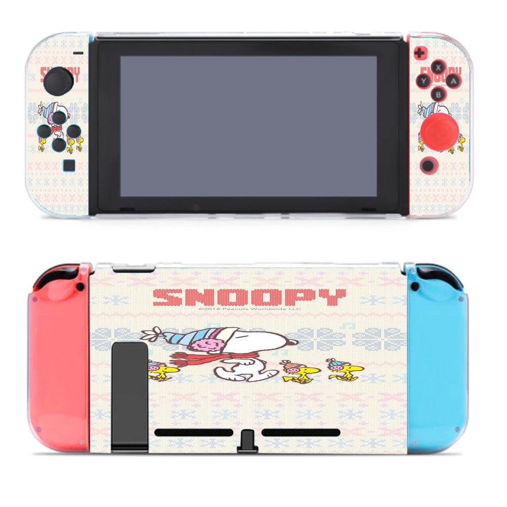 Snoopy'S Winter Clothes Nintendo Switch Cover Case