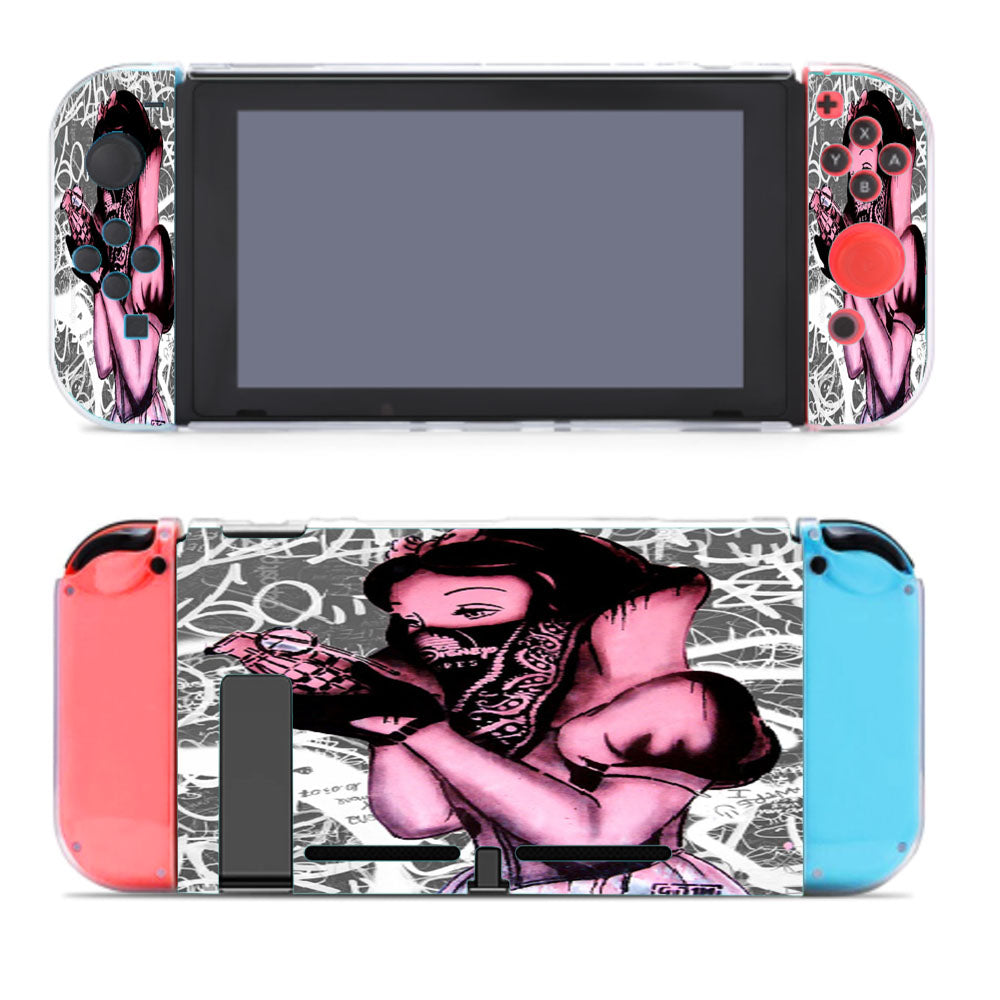 Snow White Banksy Art Nintendo Switch Cover Case