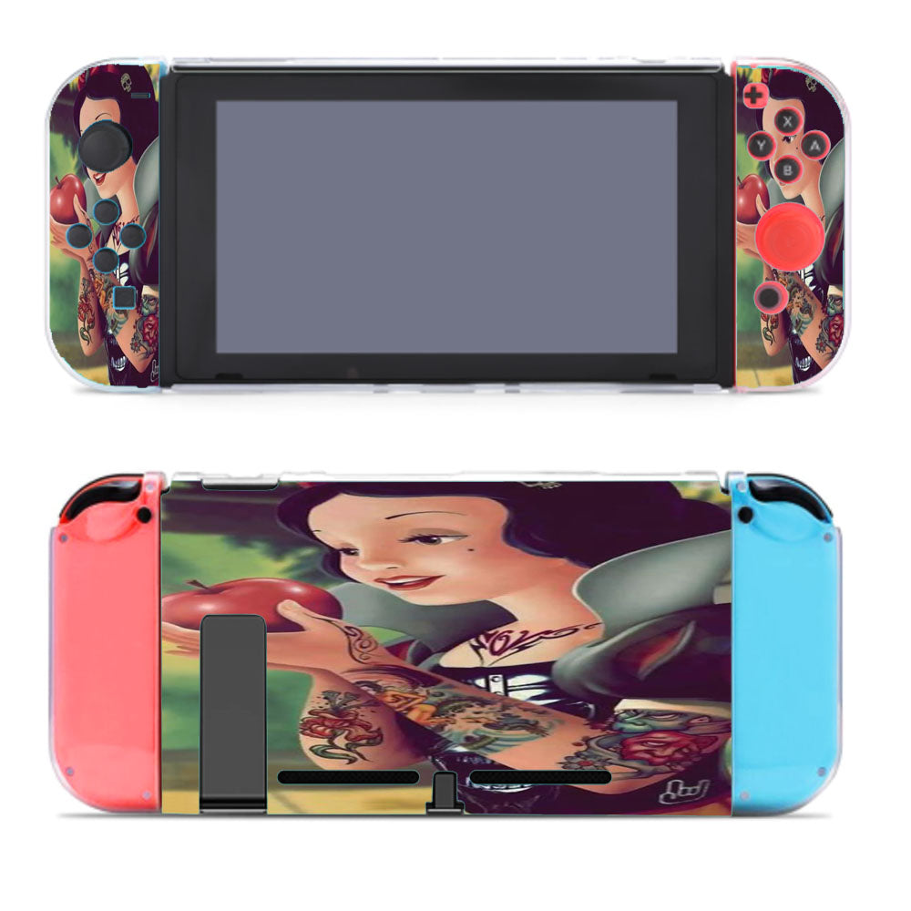 Snow White Punk Apple Tattoo Nintendo Switch Cover Case