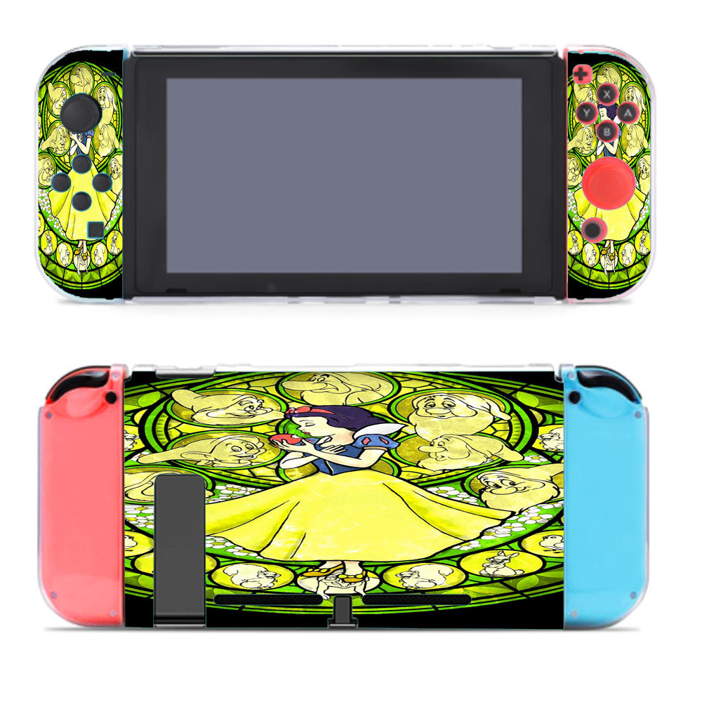 Snow White Stained Glass Nintendo Switch Cover Case