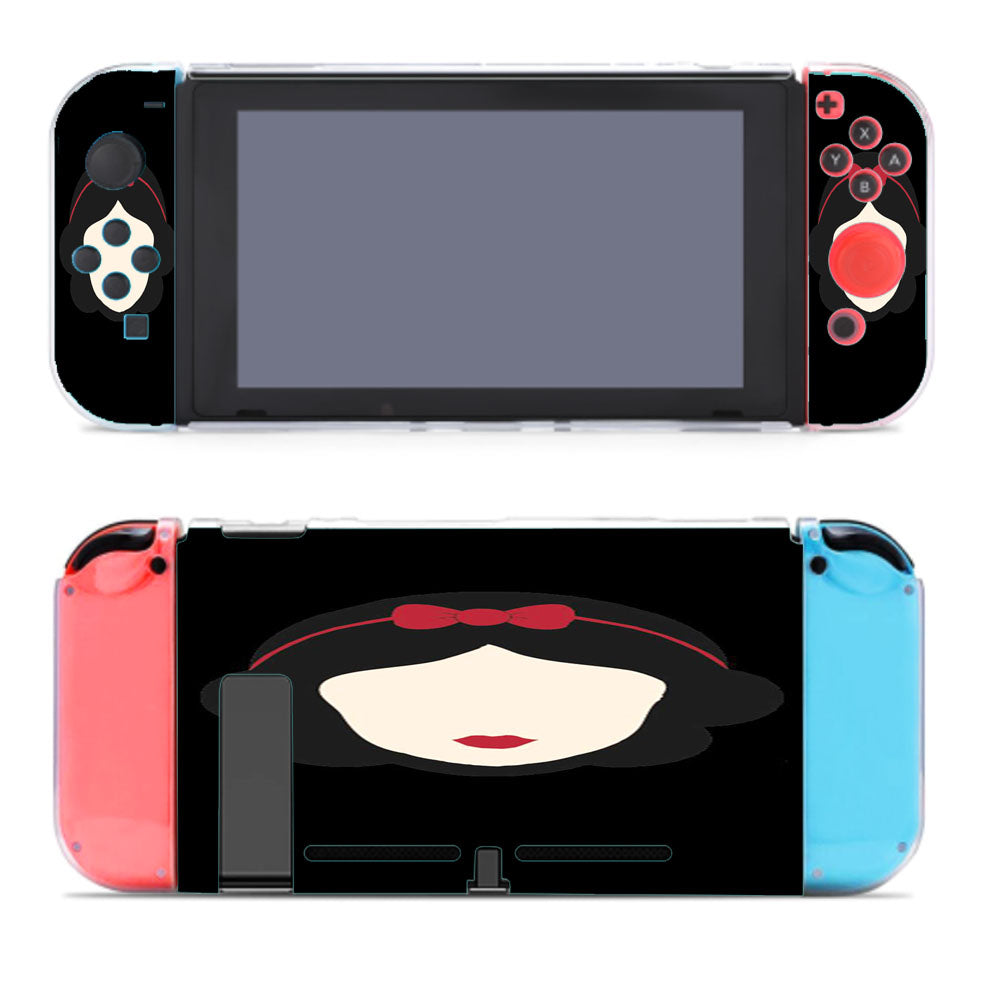 Snow White Vector Face Nintendo Switch Cover Case