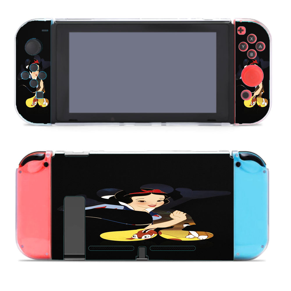 Snow White X Mickey Silhouette Nintendo Switch Cover Case