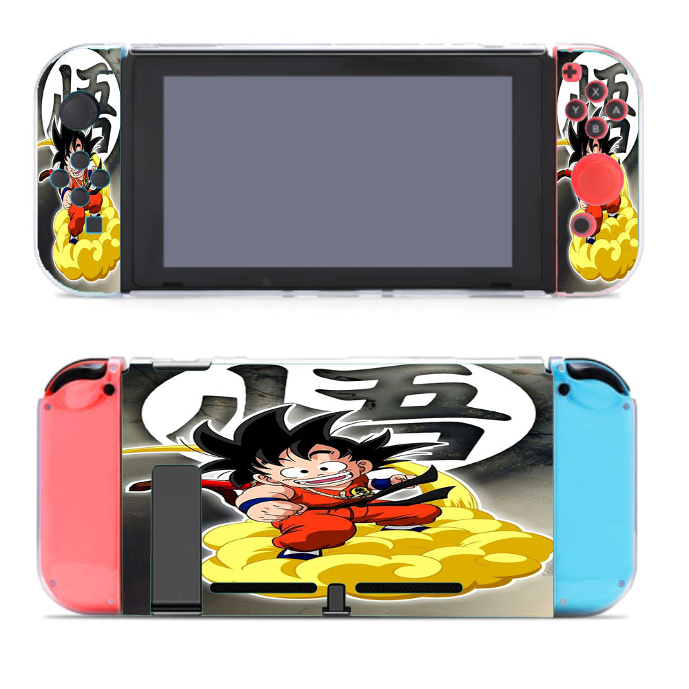 Son Goku Emblem And Cloud Nintendo Switch Cover Case