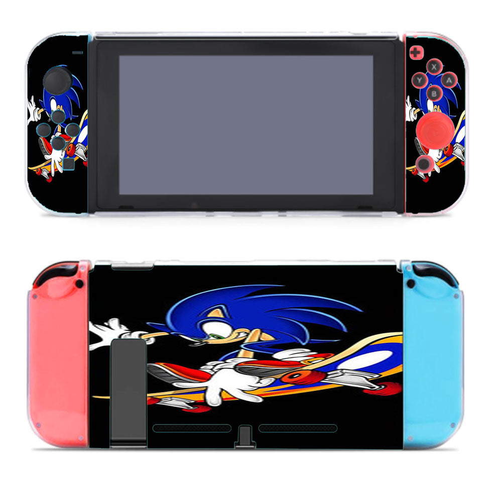 Sonic The Hedgehog Skateboard Nintendo Switch Cover Case