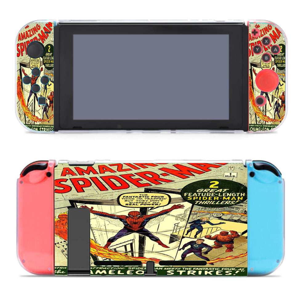 Spiderman Comic Nintendo Switch Cover Case
