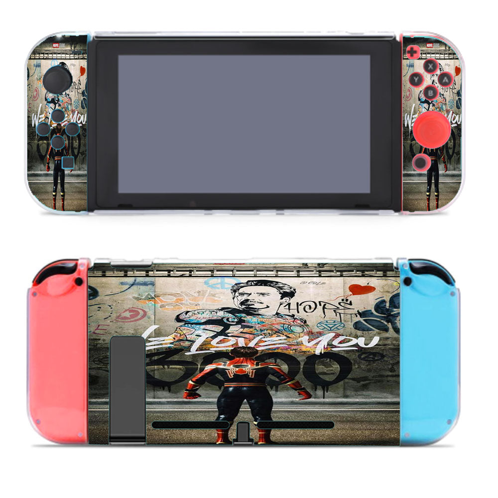 Spiderman We Love You 000 Iron Man Nintendo Switch Cover Case