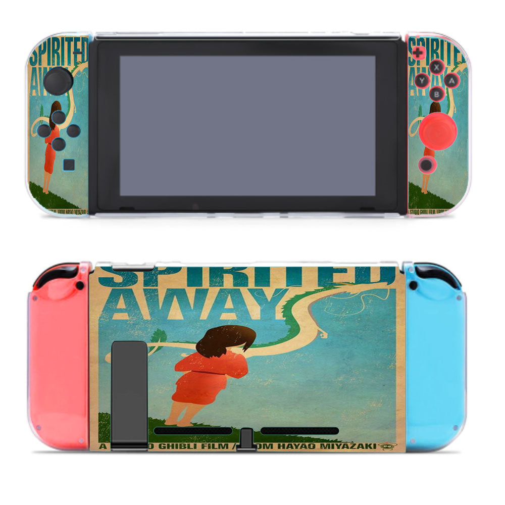 Spirited Away Retro Poster Nintendo Switch Cover Case