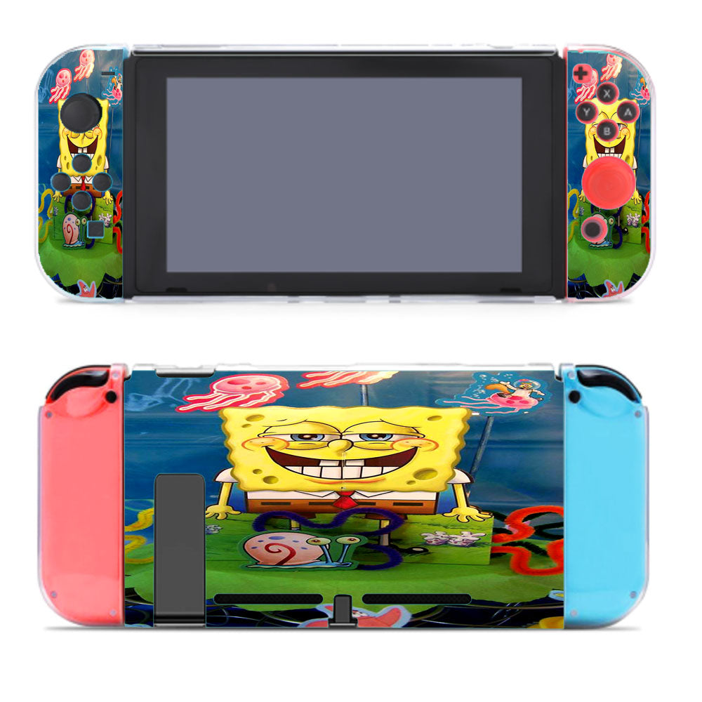 Spongebob And Jellyfish Nintendo Switch Cover Case