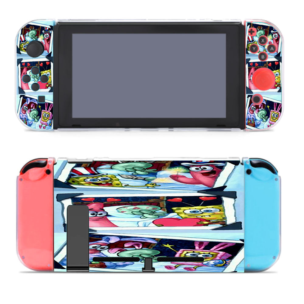 Spongebob Happy Valentines Day Meme Nintendo Switch Cover Case