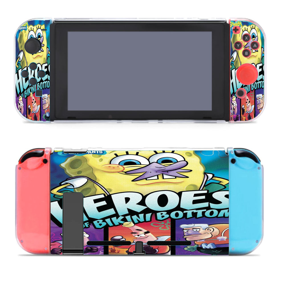 Spongebob Heroes Of Bikini Bottom Cartoon Nintendo Switch Cover Case