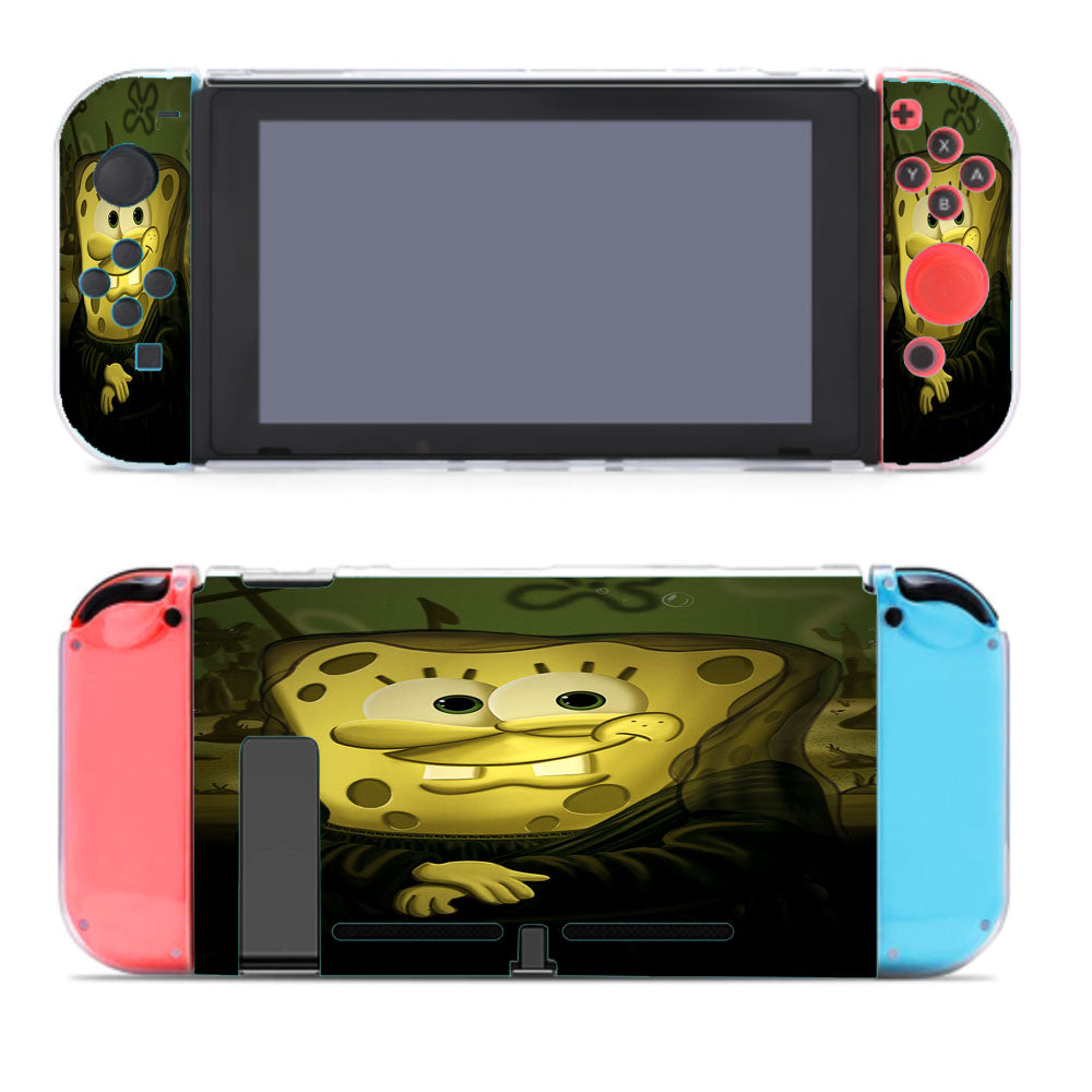 Spongebob In The Sea X Monalisa Nintendo Switch Cover Case