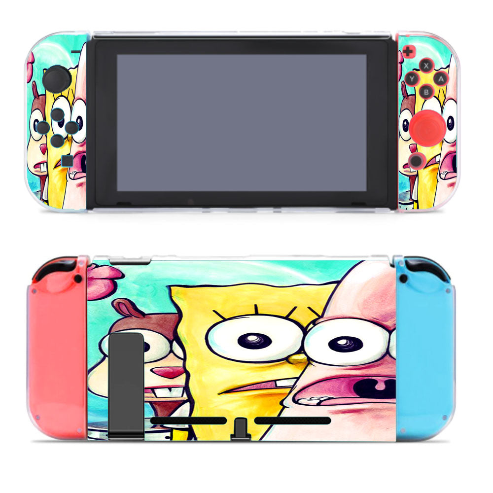 Spongebob Patrick Sandy Wallpaper Nintendo Switch Cover Case
