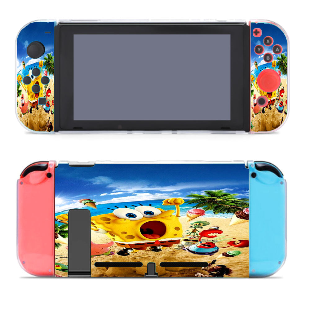 Spongebob Squarepants Art On The Beach Nintendo Switch Cover Case