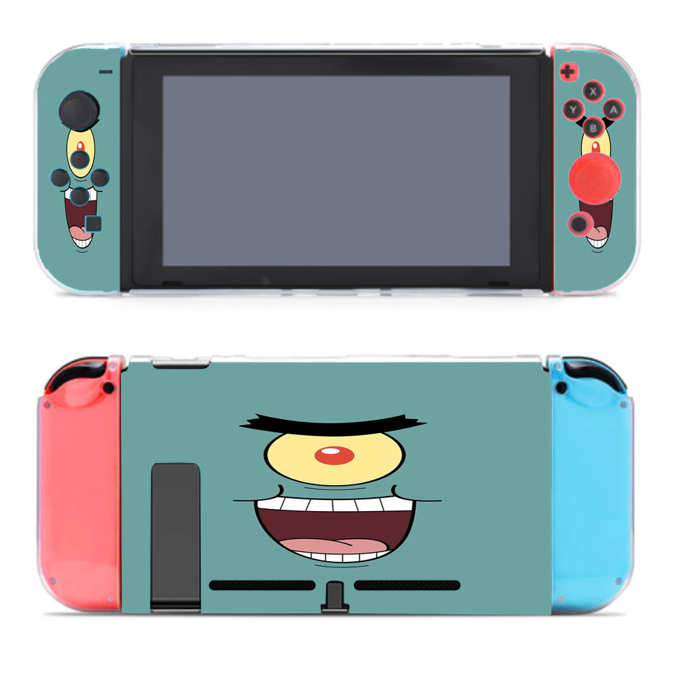 Spongebob Squarepants Plankton Face Nintendo Switch Cover Case