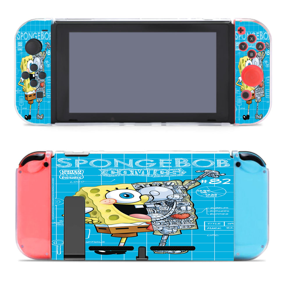 Spongebob Squarepants Robot Machine Nintendo Switch Cover Case