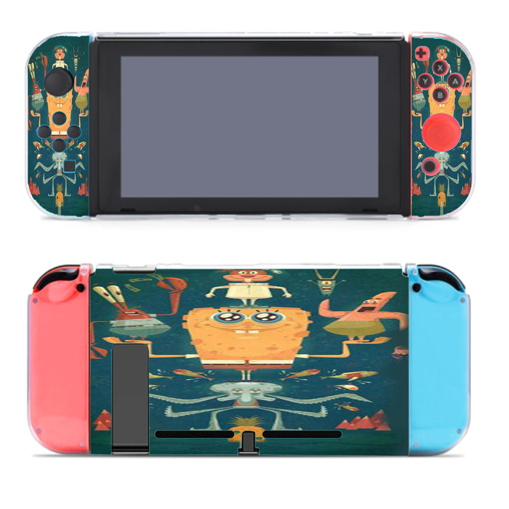 Spongebob Vintage Poster Nintendo Switch Cover Case