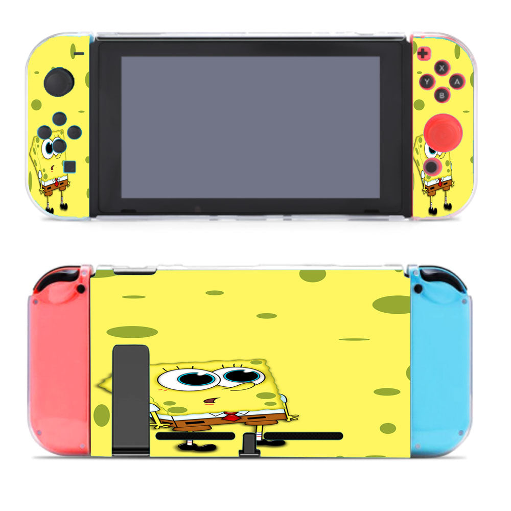 Spongebob Wow Yellow Wallpaper Nintendo Switch Cover Case