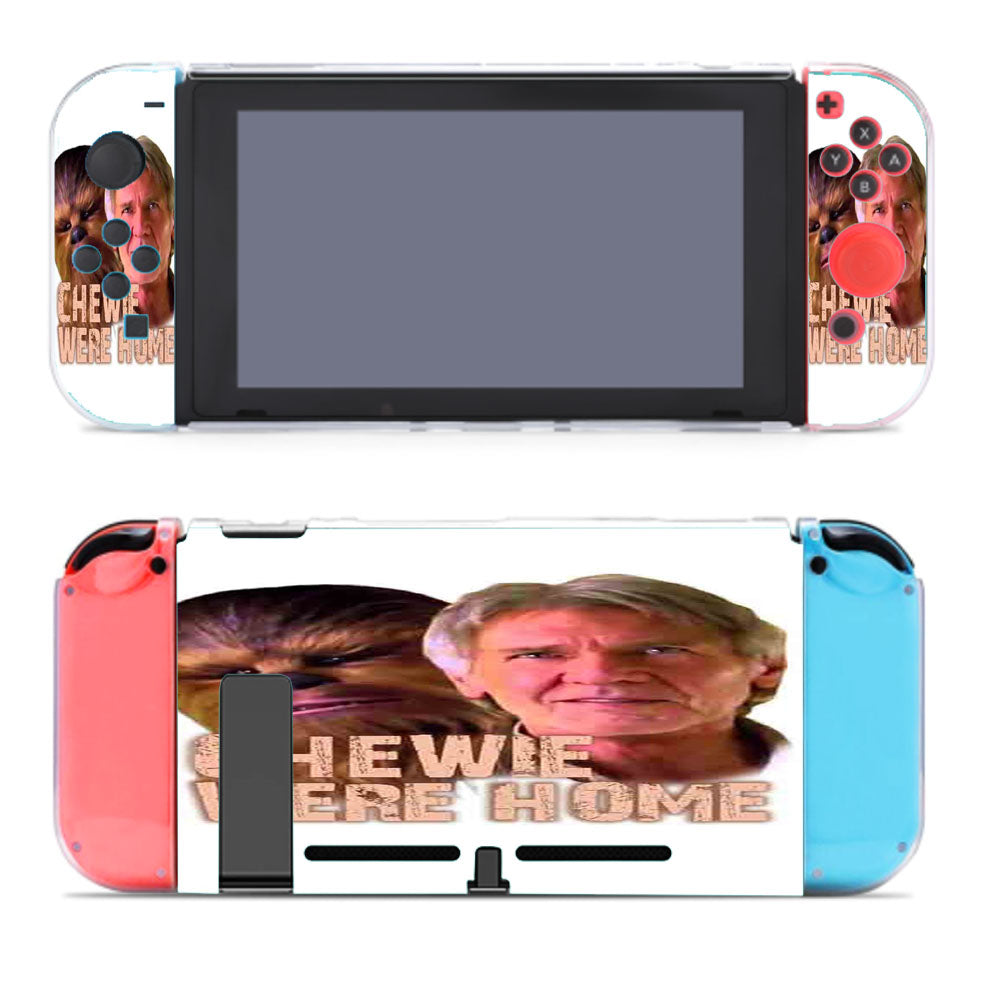 Star Wars The Force Awakens Chewie Were Home Han Solo Nintendo Switch Cover Case