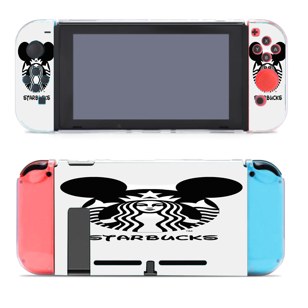 Starbucks Minnie Mouse Logo Black Nintendo Switch Cover Case
