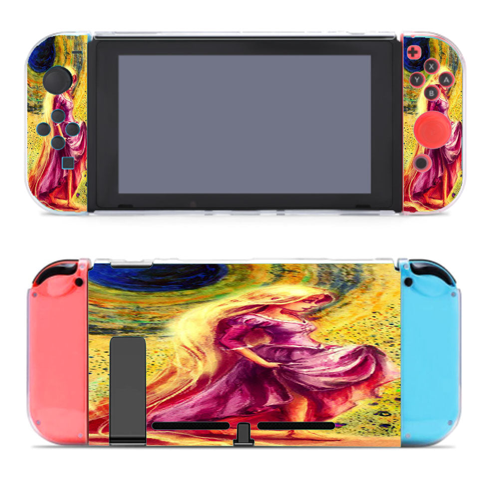 Starry Night Disney Princess Rapunzel Nintendo Switch Cover Case