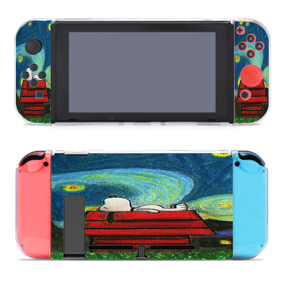 Starry Night Snoopy By Knoxcat Nintendo Switch Cover Case