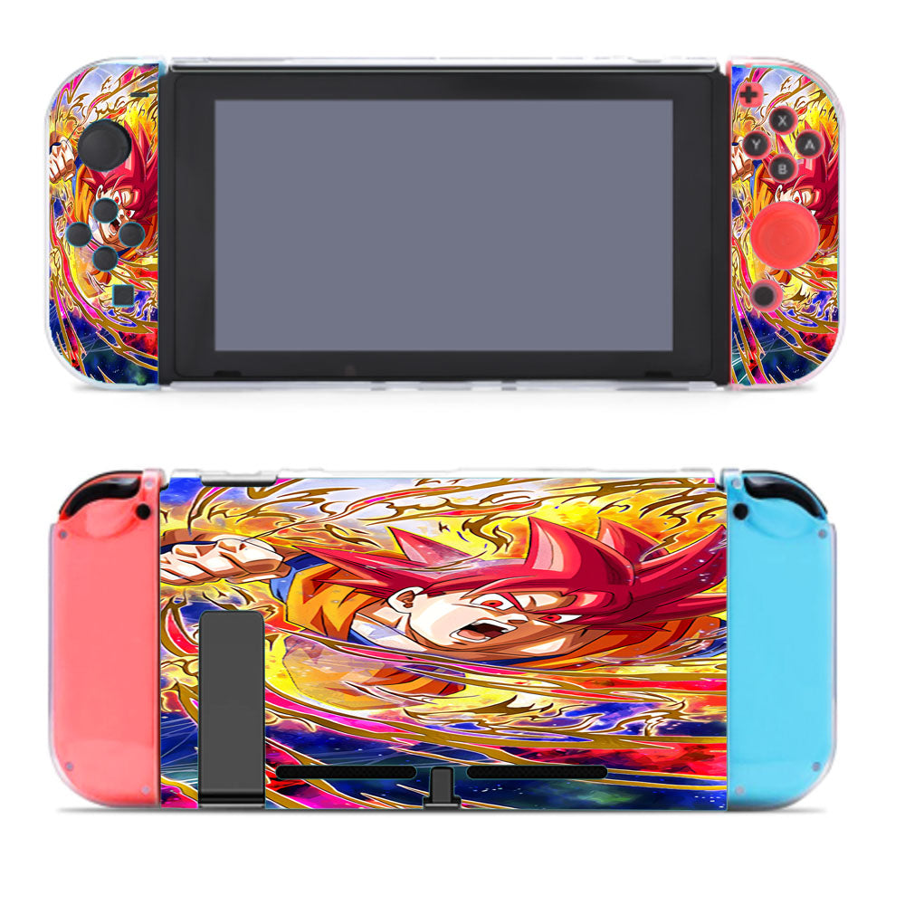 State Of God Super Saiyan God Goku Nintendo Switch Cover Case