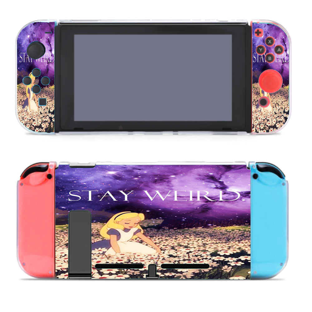Stay Weird Alice Wonderland Nintendo Switch Cover Case