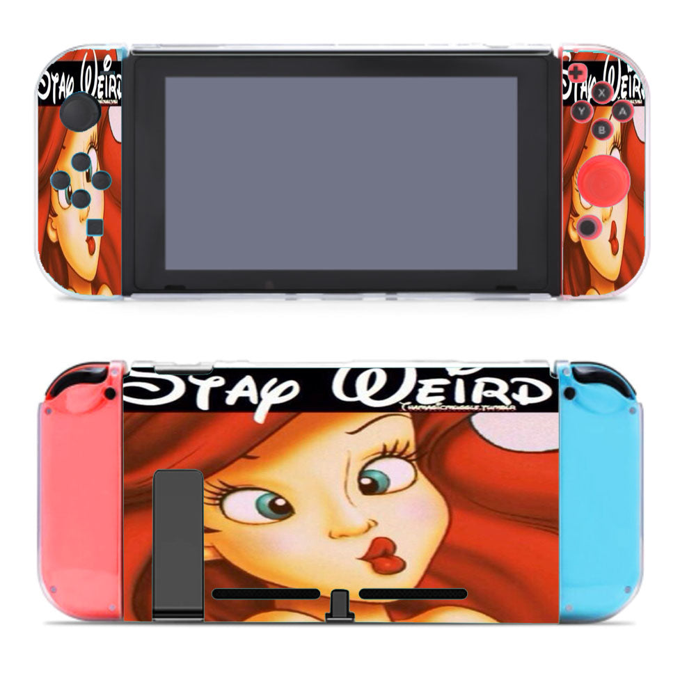 Stay Weird Ariel Little Mermaid Nintendo Switch Cover Case