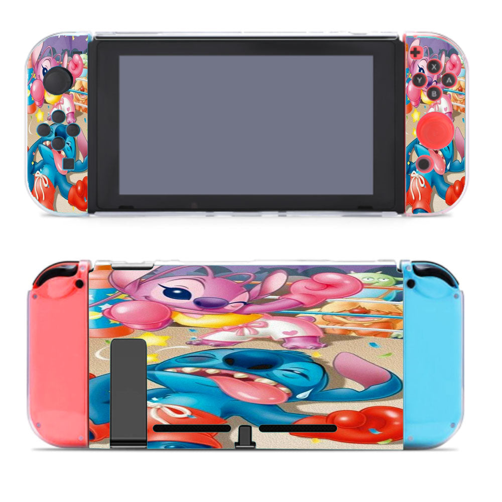 Stitch And Angel Ring Fight Nintendo Switch Cover Case