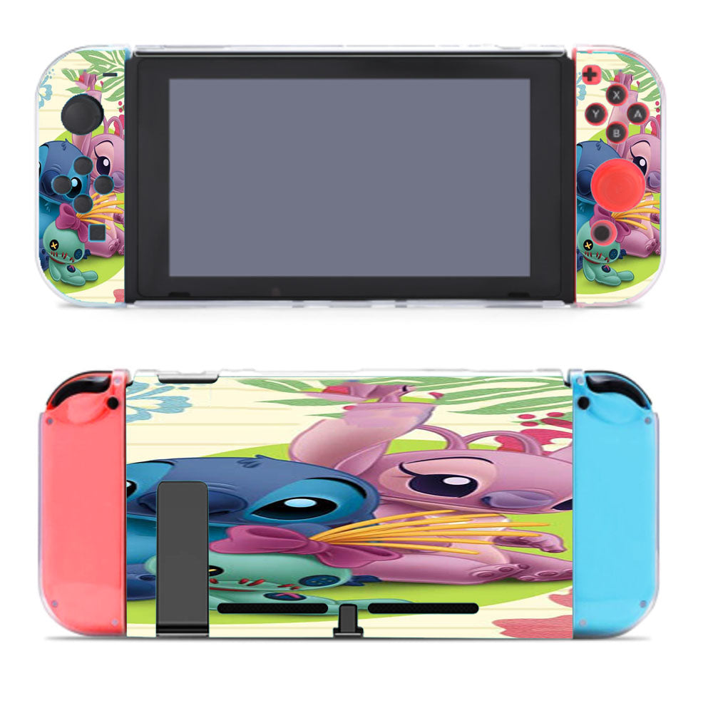 Stitch And Angel Wallpaper Nintendo Switch Cover Case